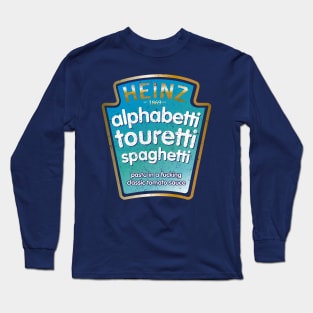 alphabetti touretti Spaghetti Long Sleeve T-Shirt